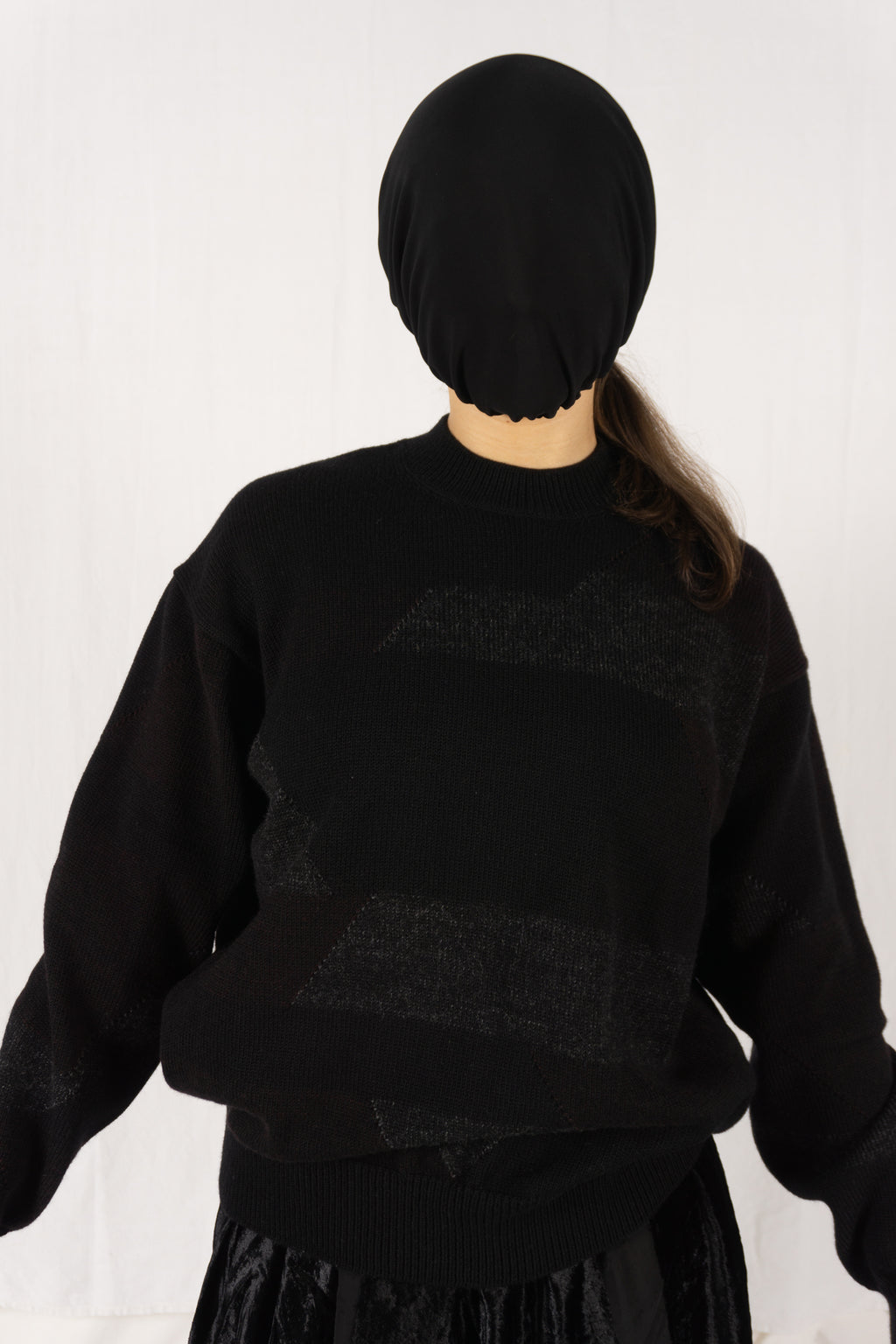 Y's Yohji Yamamoto 1990s sweater – label detail | Recente Studio