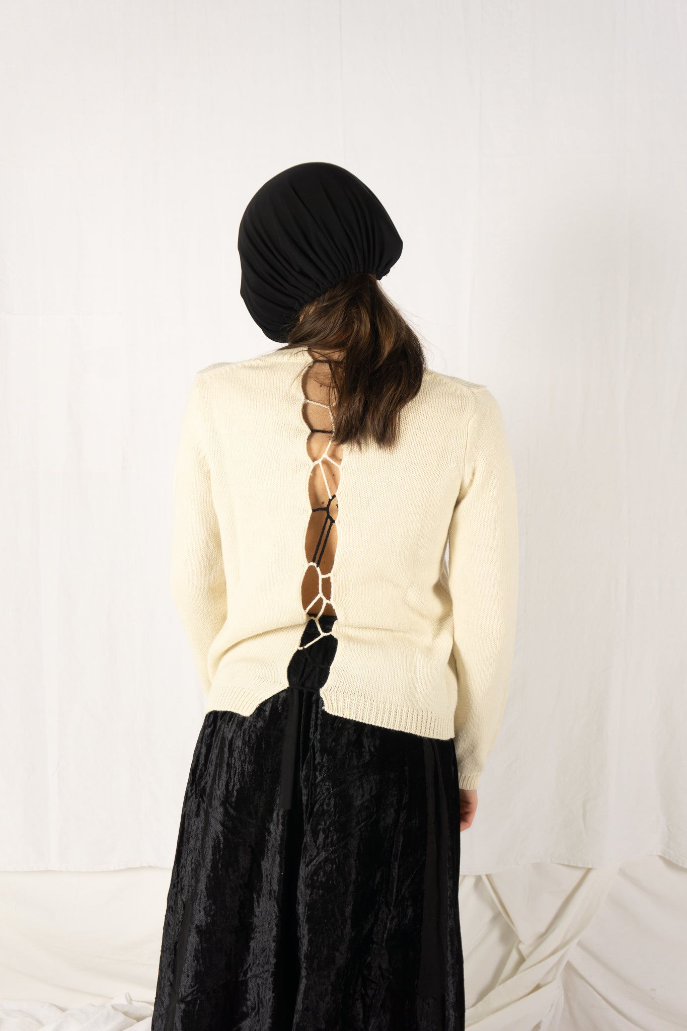 Comme des Garçons AW01 sweater – back view | Recente Studio