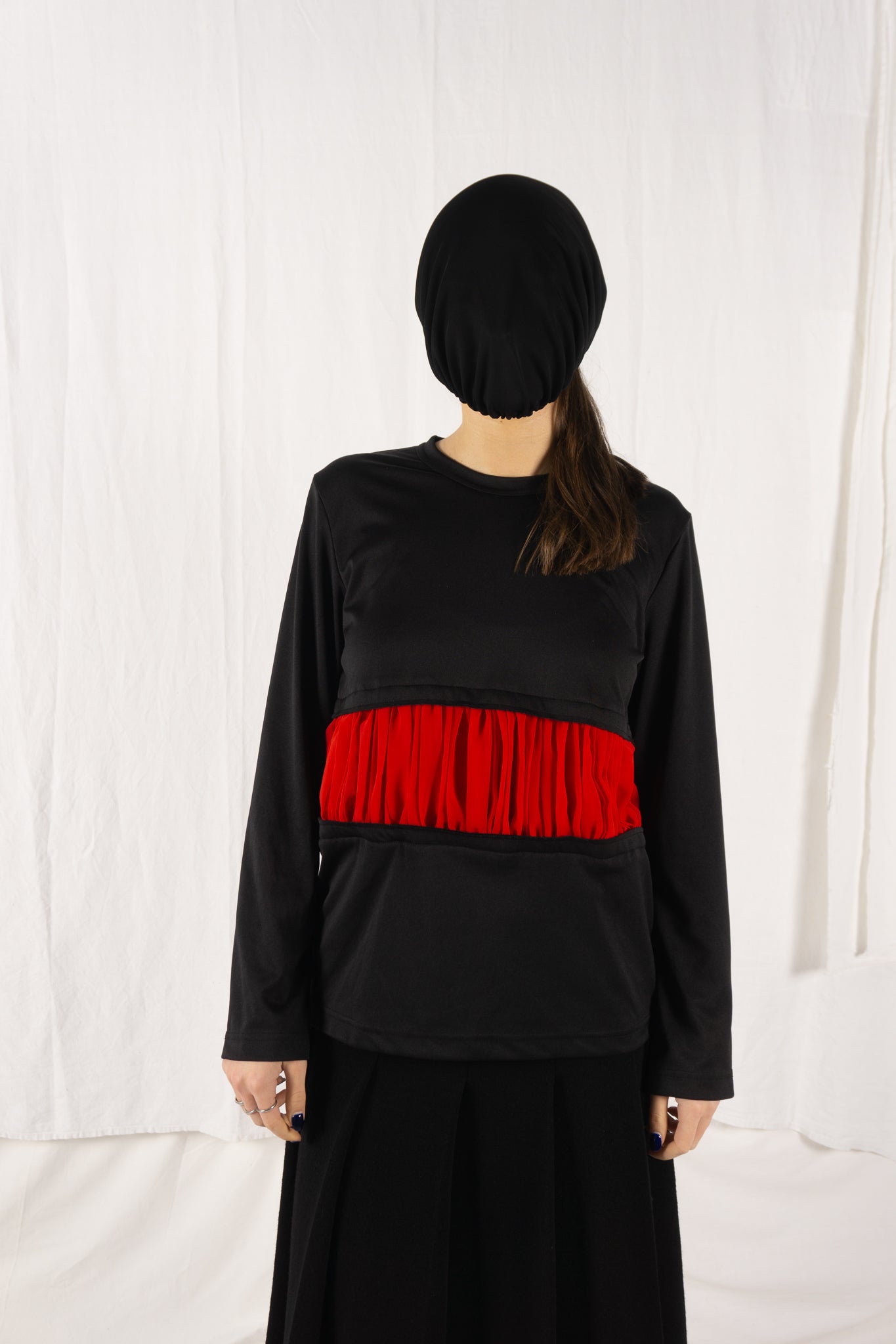 Comme des Garçons S/S 2021 tulle shirt – front view | Recente Studio