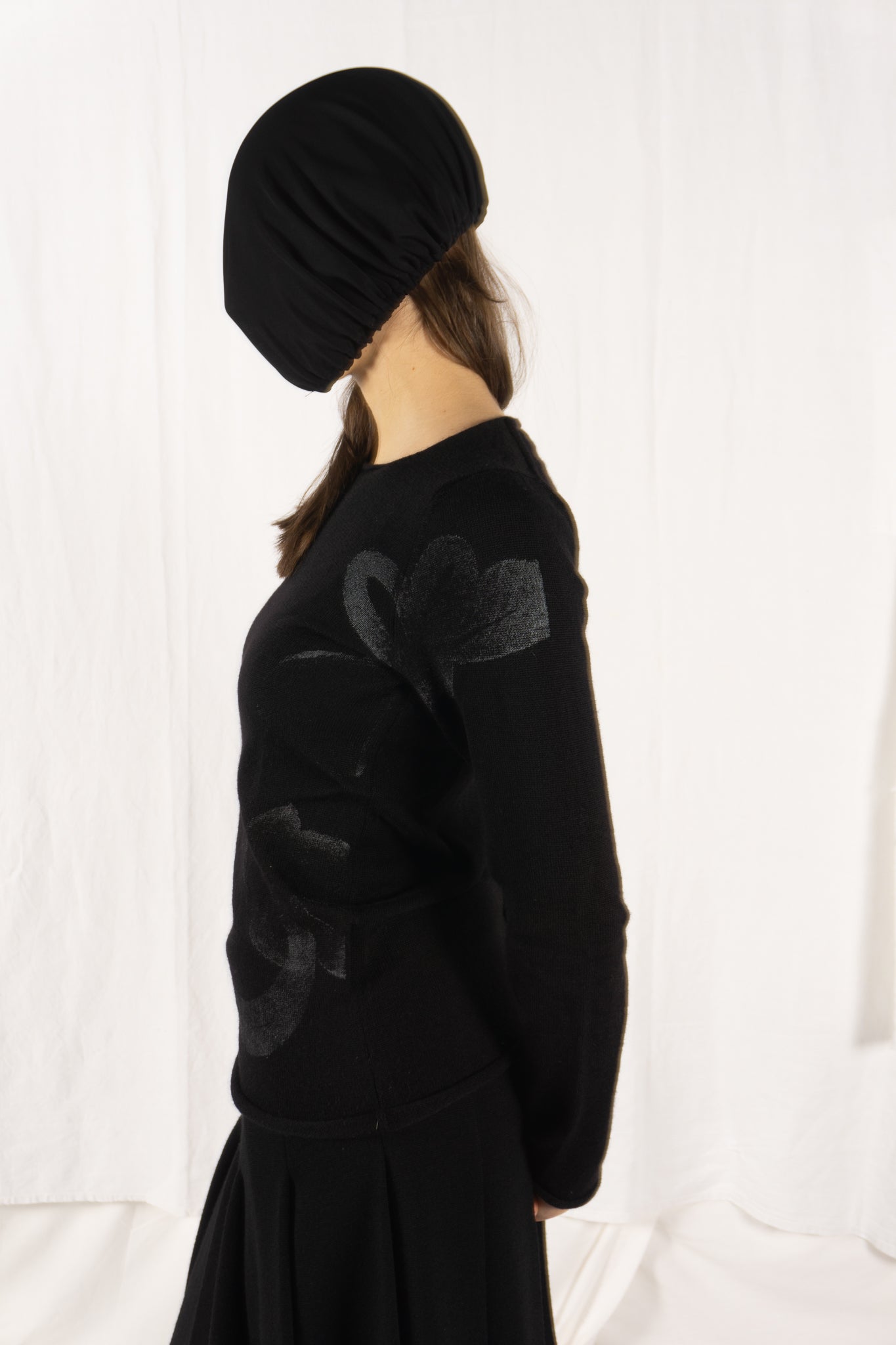 Comme des Garçons 1995 printed long-sleeve jersey – side view | Recente Studio