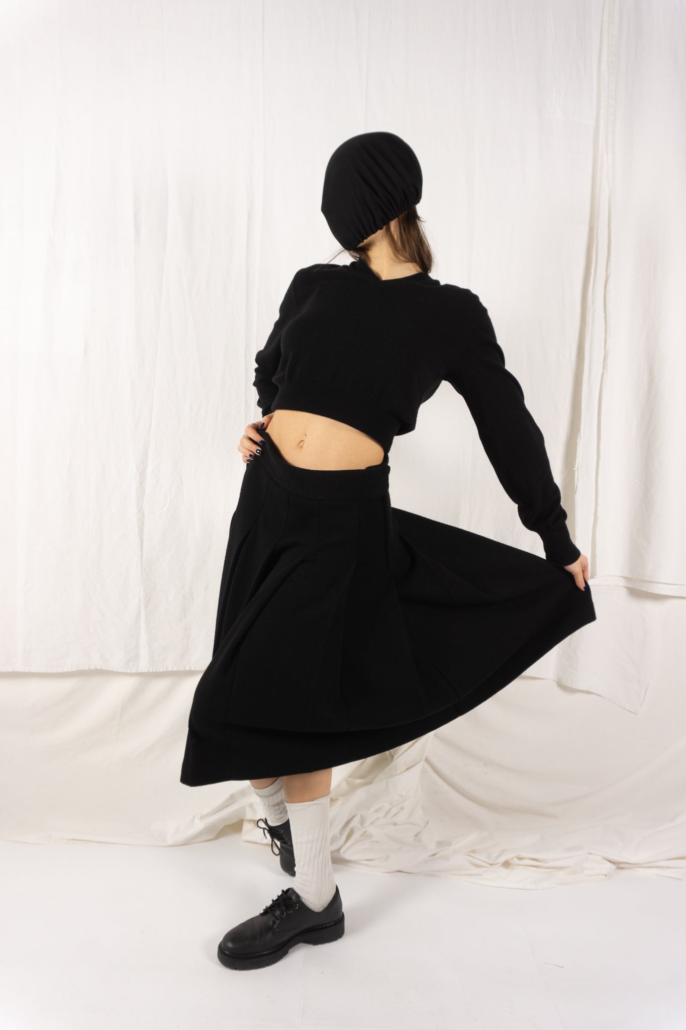 Comme des Garçons A/W 2008 skirt – pleat detail | Recente Studio