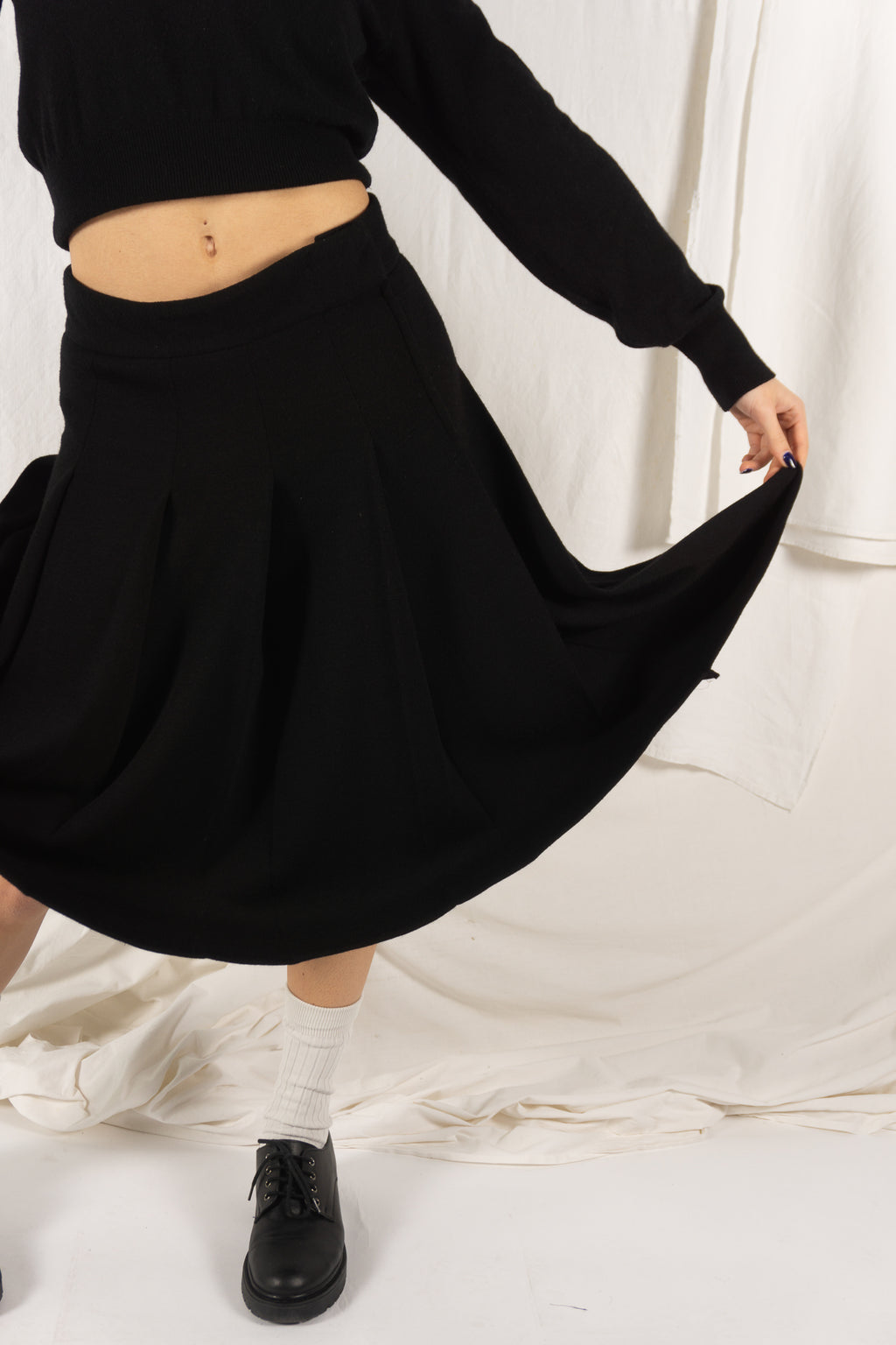 Comme des Garçons AW08 skirt – label detail | Recente Studio