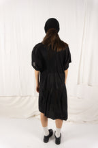 Comme des Garçons Noir 1989 sheer sleeveless dress – detail | Recente Studio