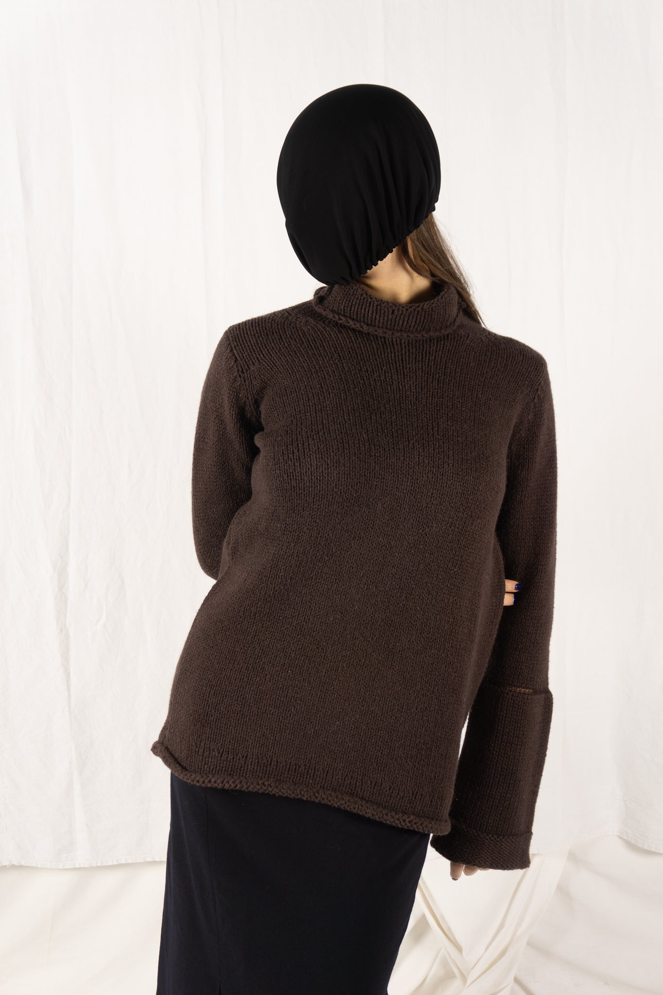 Y’s Yohji Yamamoto A/W 2005 turtleneck sweater – back view | Recente Studio