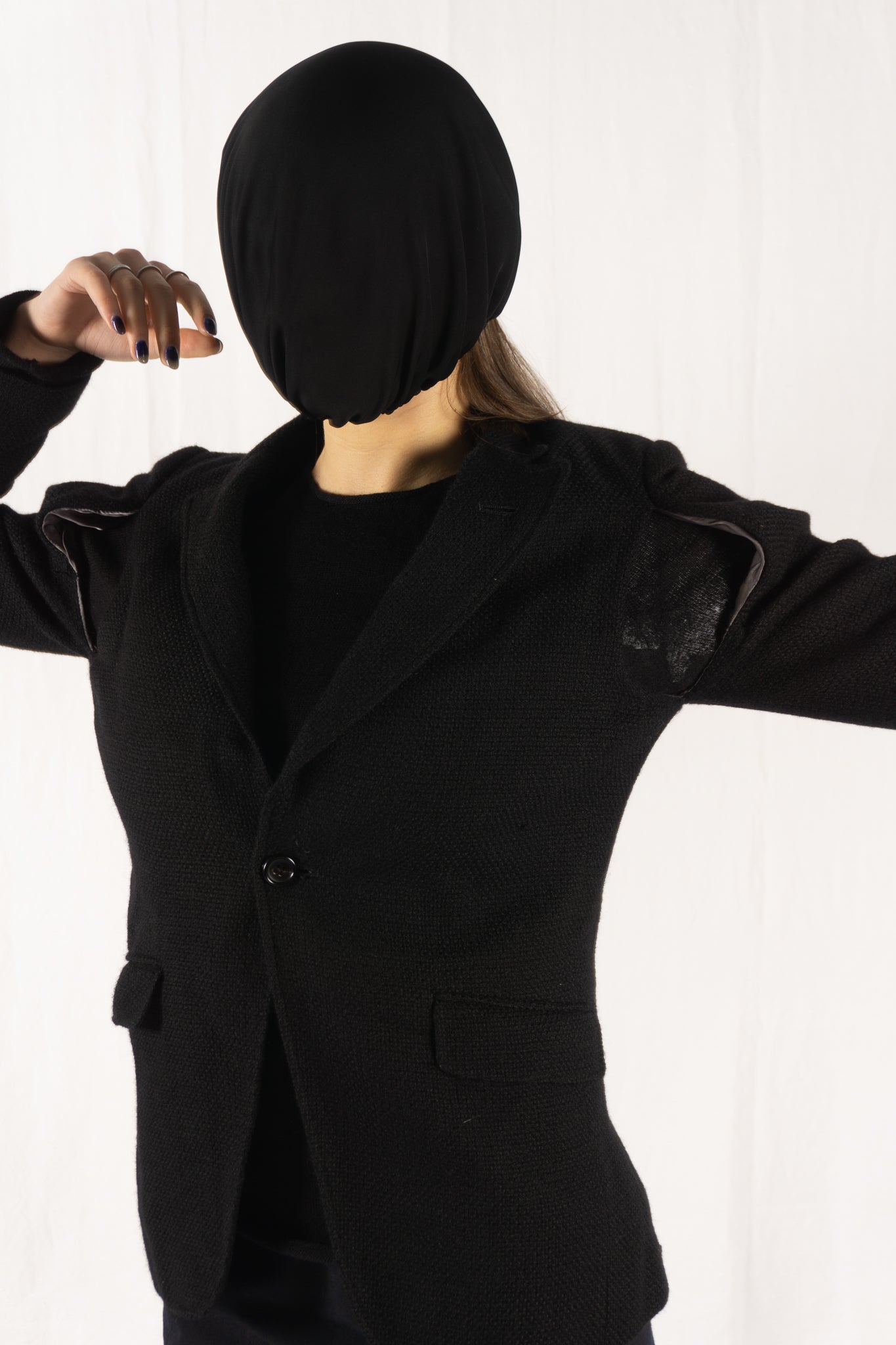 Comme des Garçons AW00 jacket – collar detail | Recente Studio