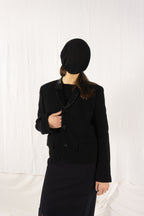 Comme des Garçons A/W 1991 jacket – PVC collar detail | Recente Studio