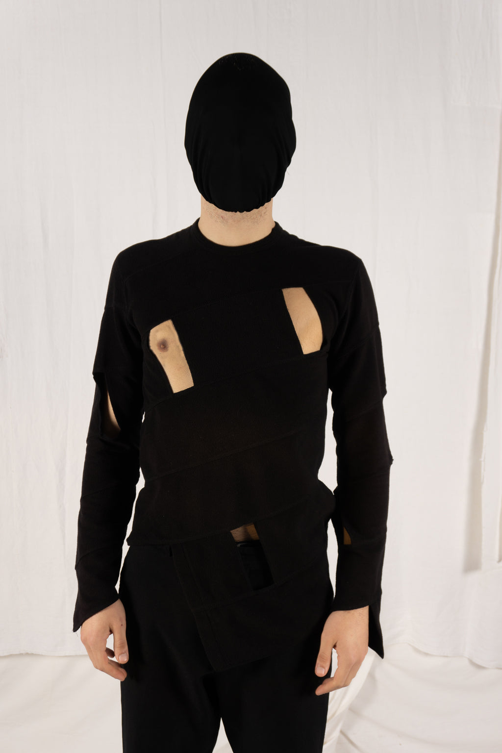 Comme des Garçons Homme Plus A/W 2015 fleece sweatshirt – front view | Recente Studio