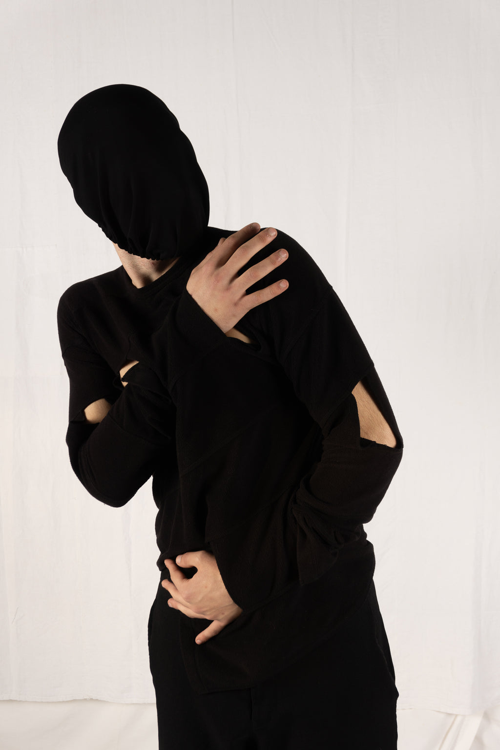 Comme des Garçons Homme Plus A/W 2015 fleece sweatshirt – side view | Recente Studio
