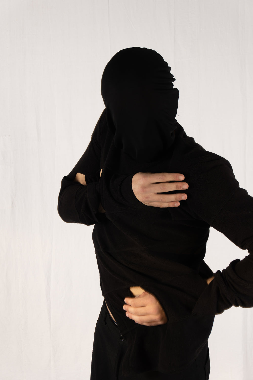 Comme des Garçons Homme Plus AW15 fleece sweatshirt – detail | Recente Studio
