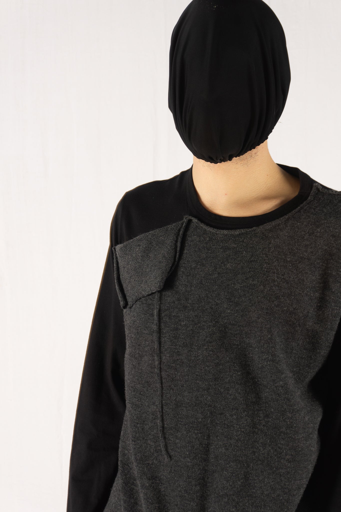 Yohji Yamamoto Pour Homme SS13 double-layer long-sleeve – back view | Recente Studio