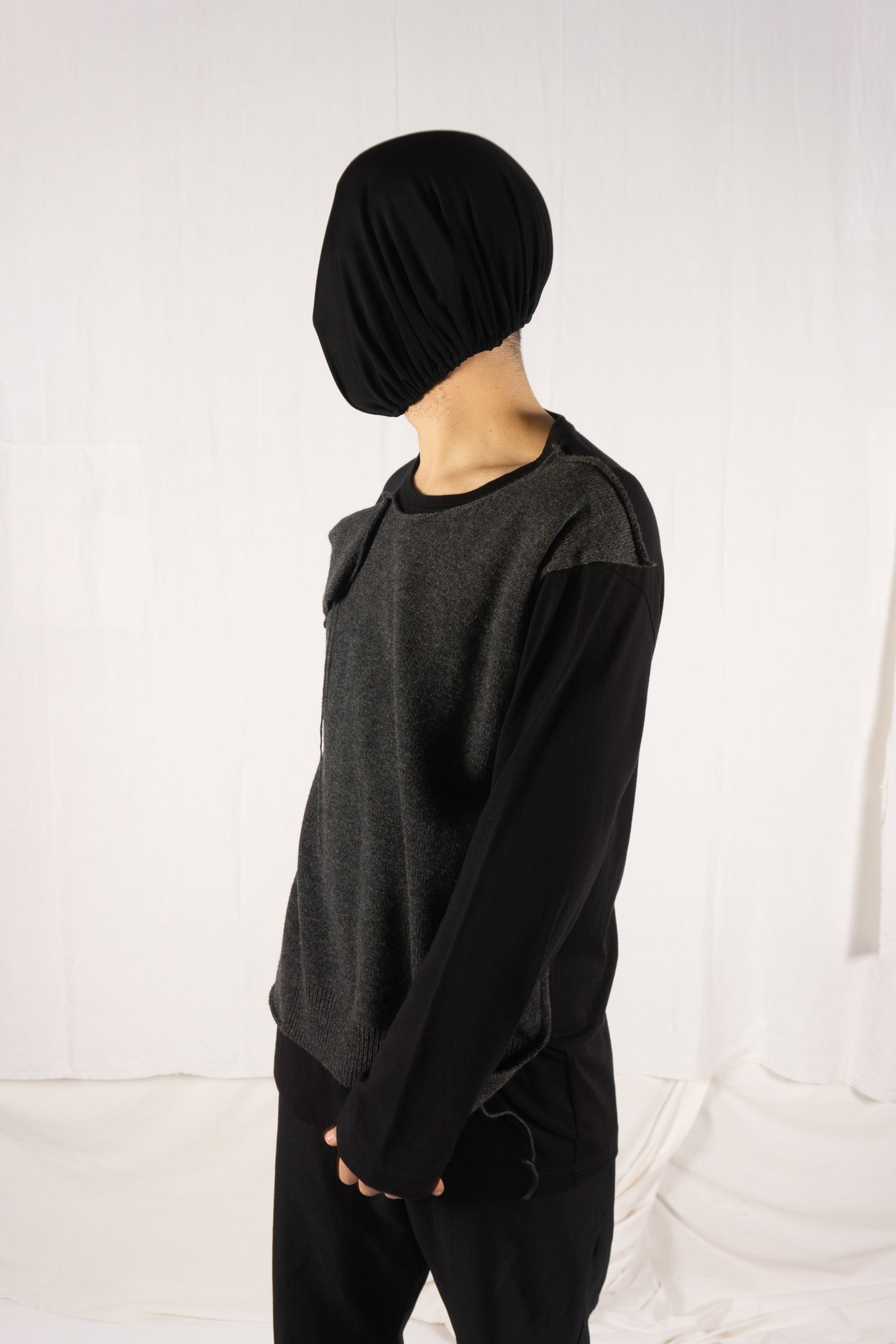 Yohji Yamamoto Pour Homme SS13 double-layer long-sleeve – detail | Recente Studio