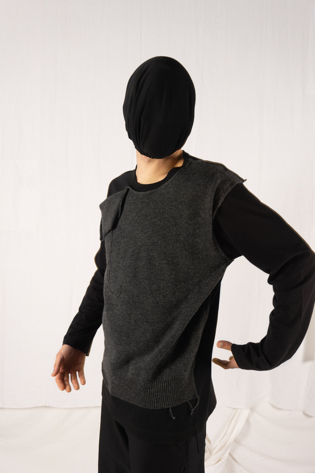 Yohji Yamamoto Pour Homme S/S 2013 double-layer long-sleeve – side view | Recente Studio