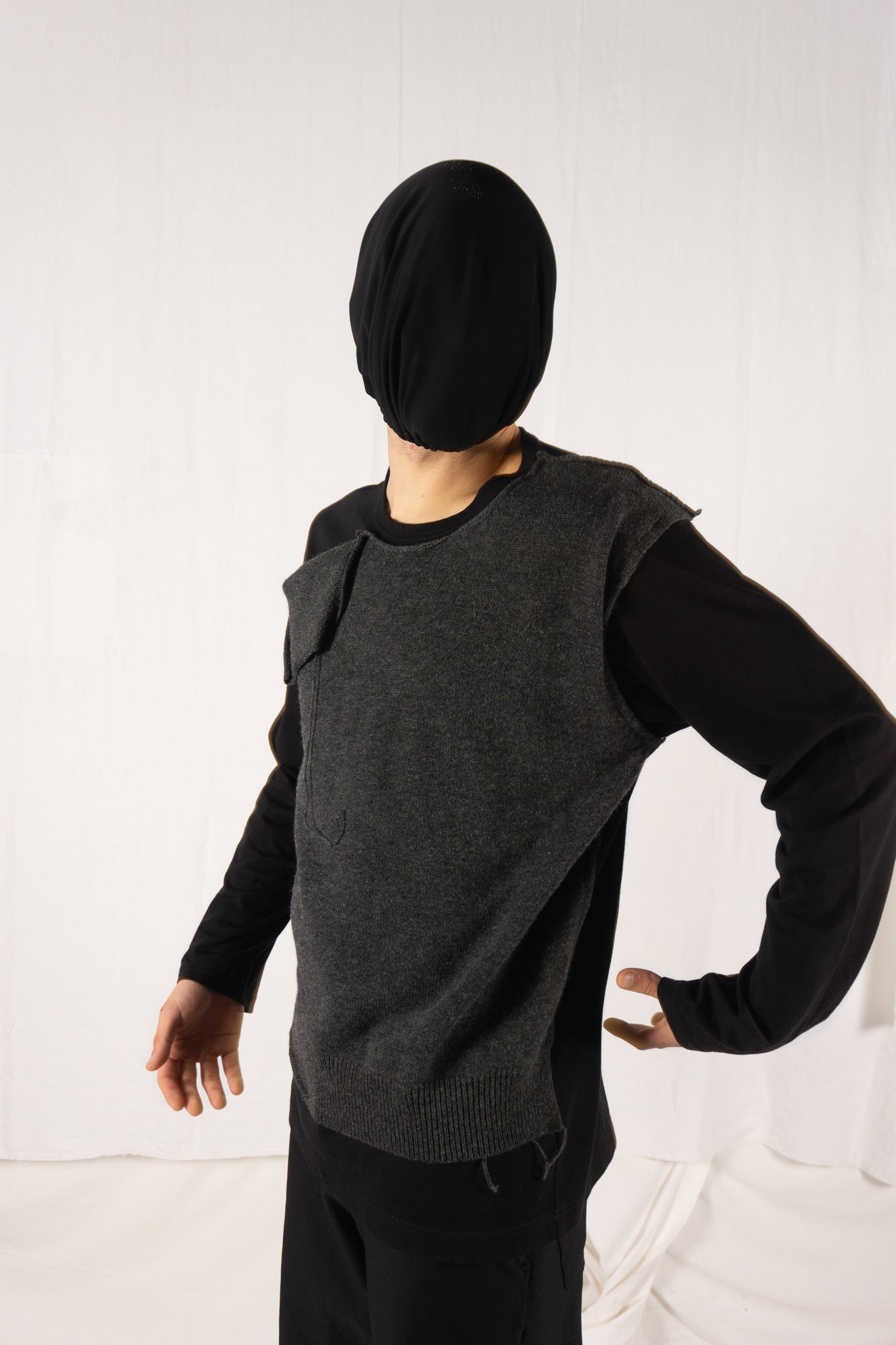 Yohji Yamamoto Pour Homme S/S 2013 double-layer long-sleeve – side view | Recente Studio