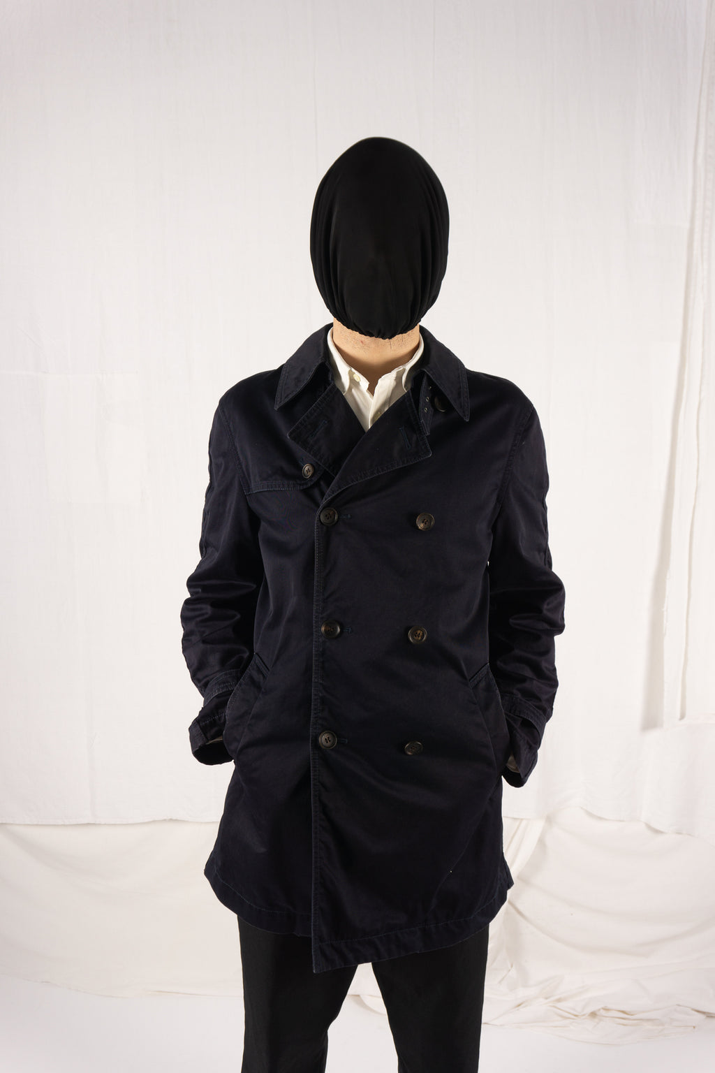 Comme des Garçons Homme A/W 2004 trench – front view | Recente Studio