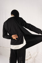 Comme des Garçons Homme Plus AW17 double-layer sweatshirt – detail | Recente Studio