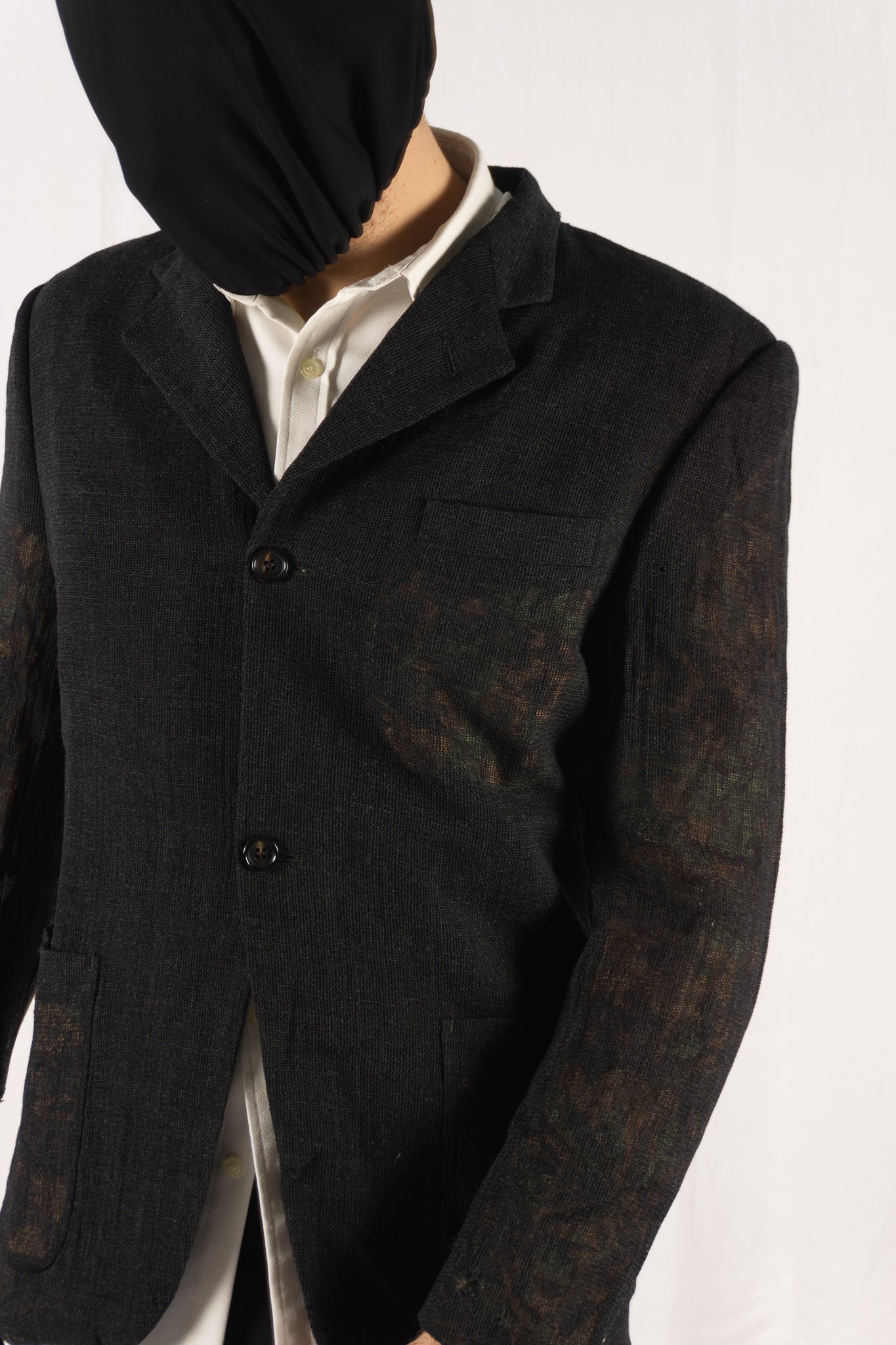 Comme des Garçons Homme A/W 1998 jacket – collar detail | Recente Studio