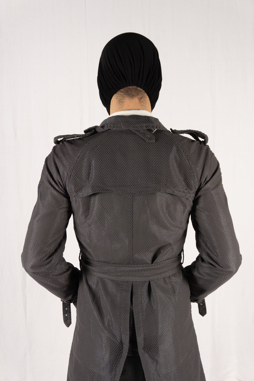 Comme des Garçons Homme Plus SS08 trench – side view | Recente Studio