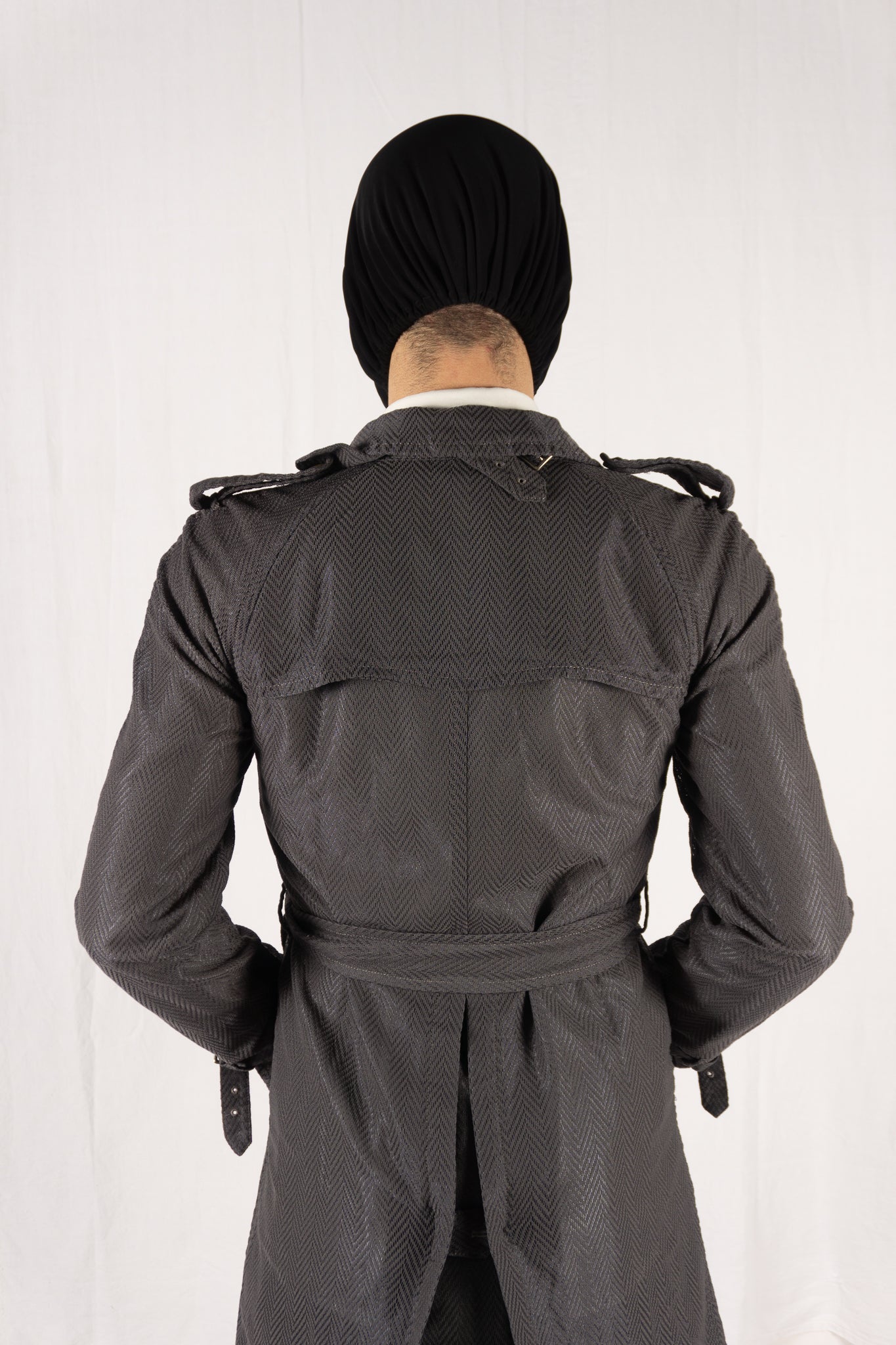 Comme des Garçons Homme Plus SS08 trench – side view | Recente Studio