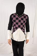 Comme des Garçons Homme Plus S/S 2003 check waistcoat – front view | Recente Studio