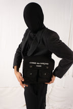 Comme des Garçons Homme shoulder bag – back view | Recente Studio
