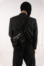 Comme des Garçons Homme shoulder bag – label detail | Recente Studio
