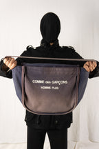 Comme des Garçons Homme Plus 2000s shoulder bag purple – detail | Recente Studio