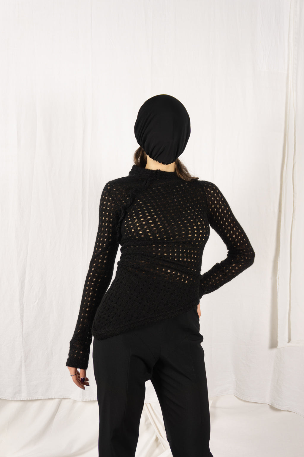 Comme des Garçons 1980s asymmetric jumper – back view | Recente Studio
