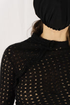 Comme des Garçons 1980s asymmetric jumper – side view | Recente Studio