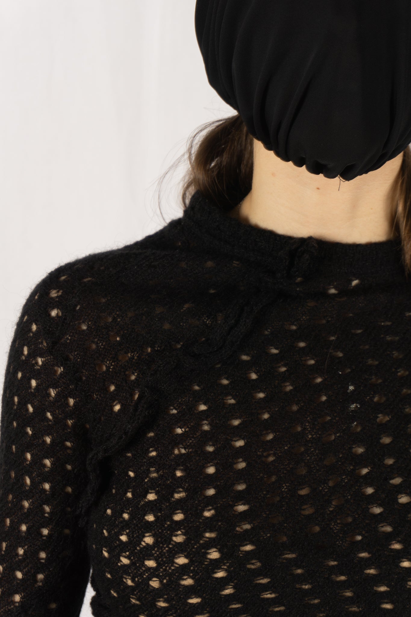 Comme des Garçons 1980s asymmetric jumper – side view | Recente Studio