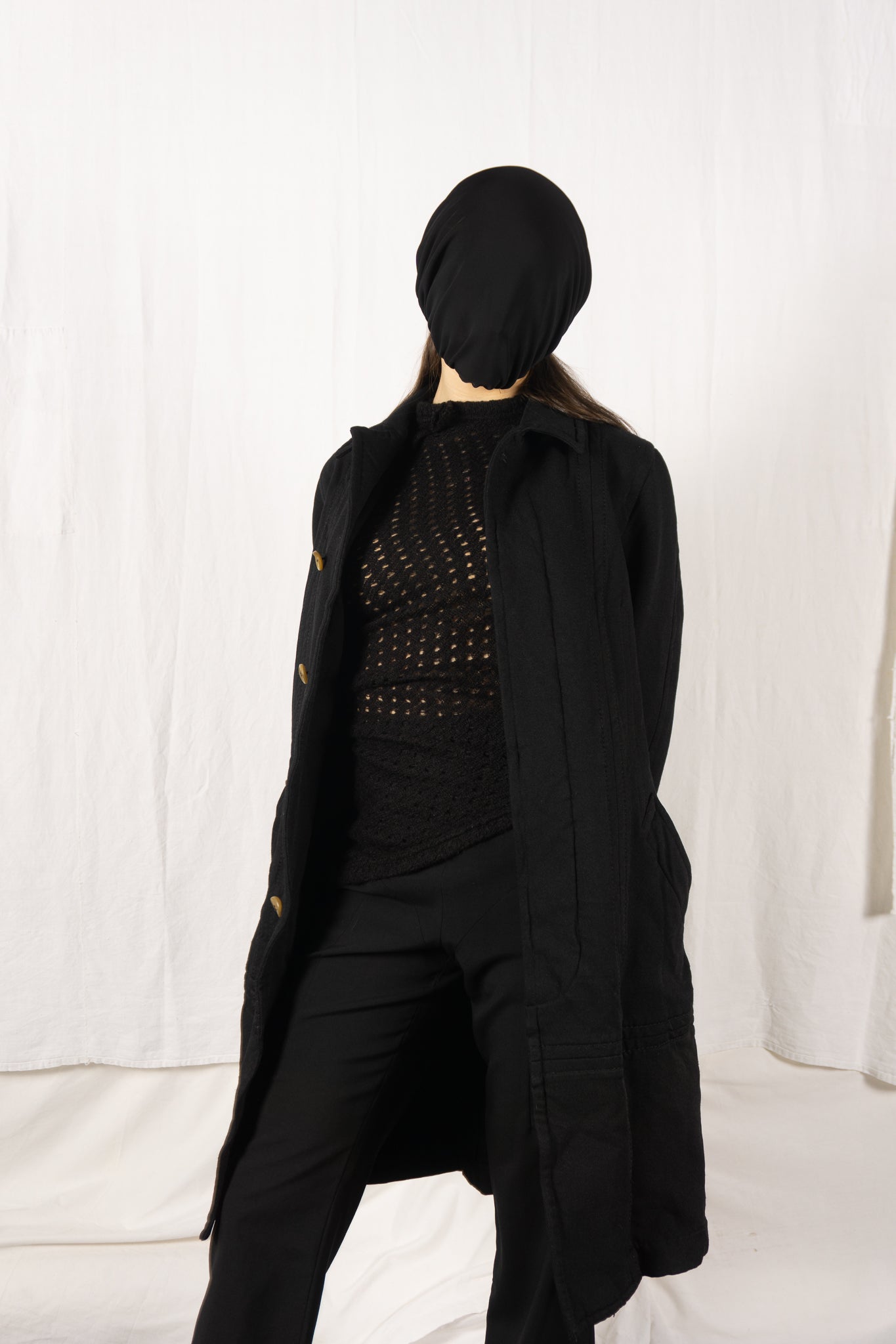 Comme des Garçons AW05 coat – back view | Recente Studio
