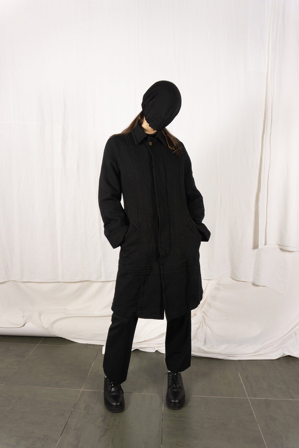 Comme des Garçons AW05 coat – detail | Recente Studio
