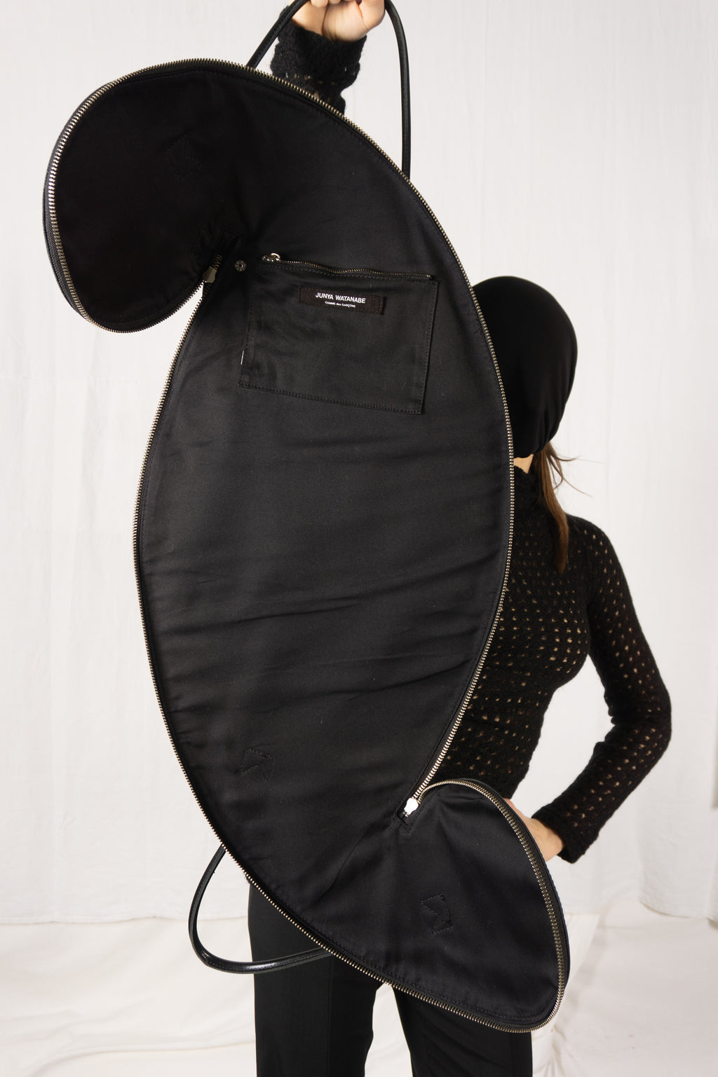 Junya Watanabe AW20 asymmetric handbag – handle | Recente Studio