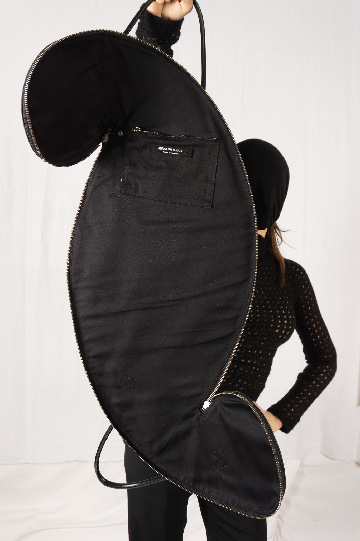 Junya Watanabe AW20 asymmetric handbag – handle | Recente Studio