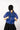 Undercover SS13 biker jacket leather blue – side view | Recente Studio