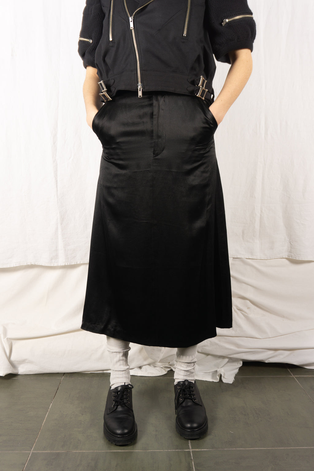Comme des Garçons S/S 1993 long skirt – front view | Recente Studio