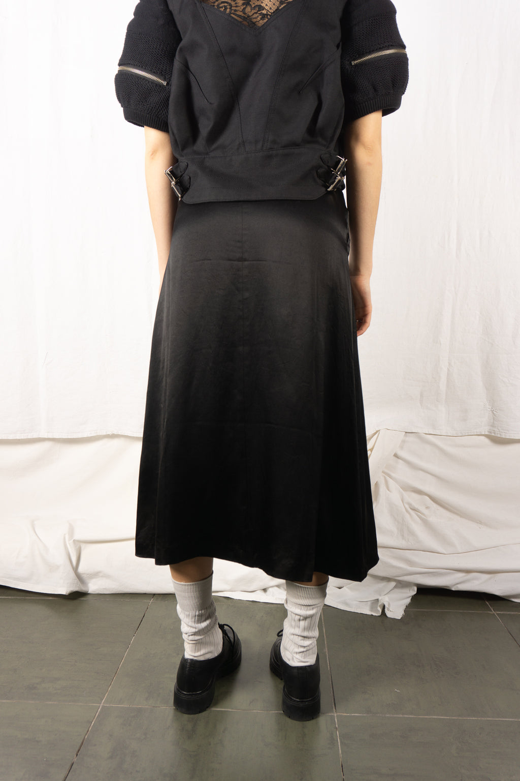 Comme des Garçons SS93 long skirt – back view | Recente Studio