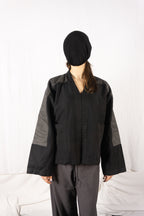 Comme des Garçons S/S 2021 cropped kimono – front view | Recente Studio