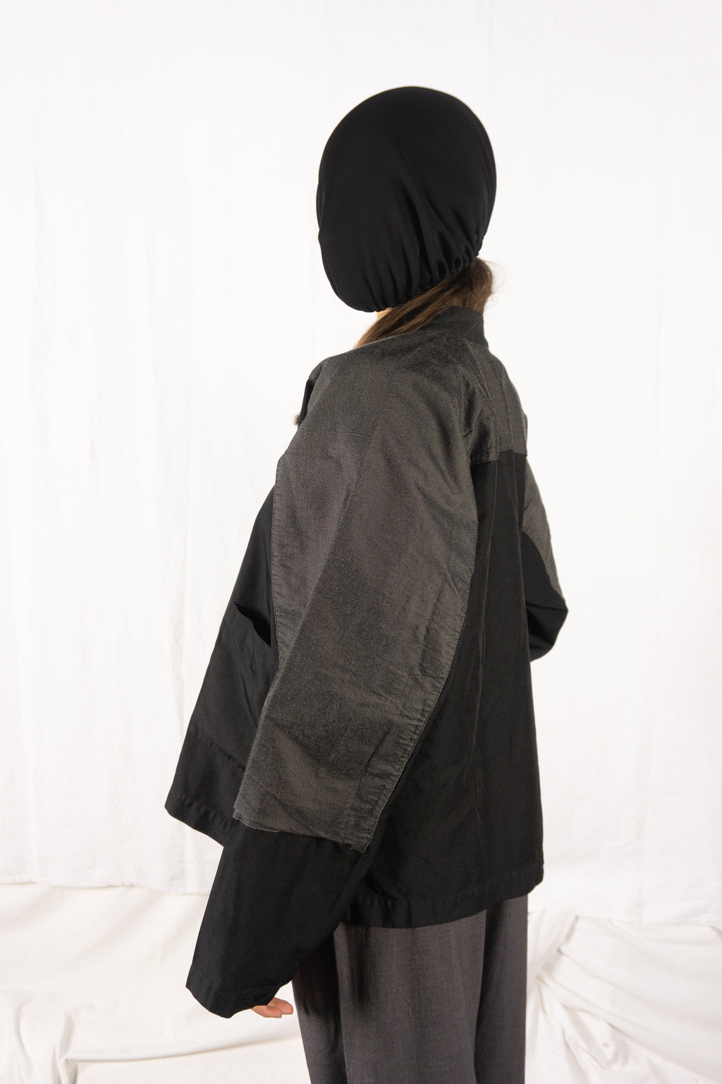 Comme des Garçons SS21 cropped kimono – back view | Recente Studio