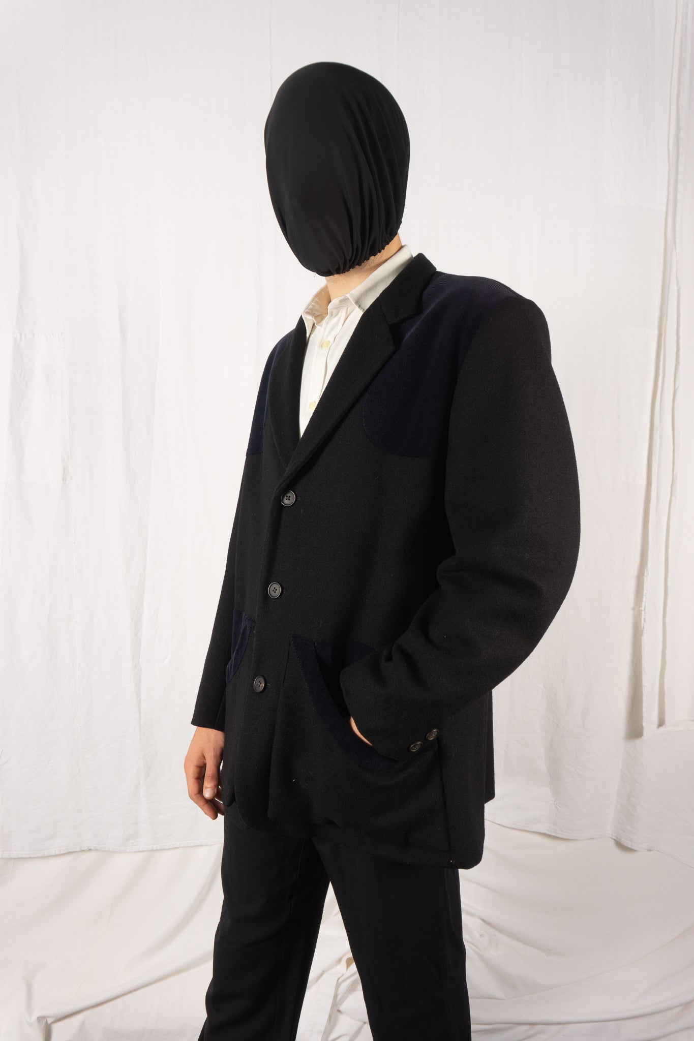 Y’s for Men Yohji Yamamoto A/W 1991 heavy jacket – side view | Recente Studio