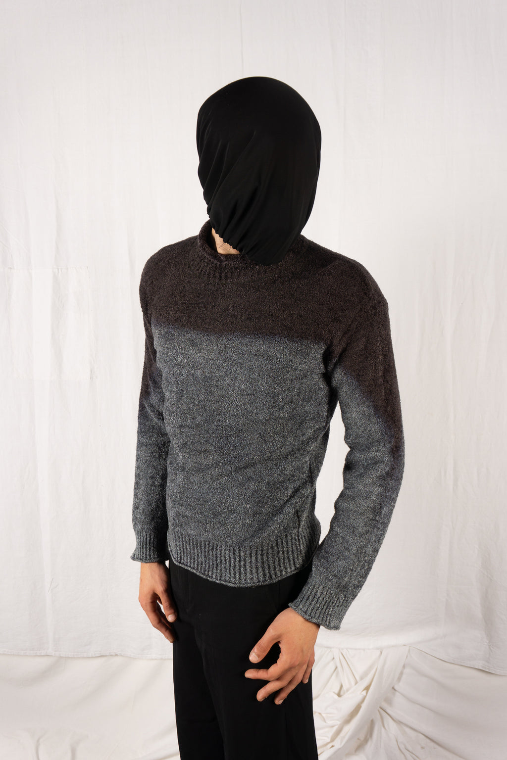 Issey Miyake Men A/W 1999 sweater – back view | Recente Studio