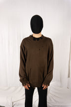 S'YTE Yohji Yamamoto distressed sweater – front view | Recente Studio