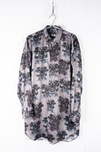 Comme des Garçons Homme Plus A/W 2021 Willie Cole shirt grey – front view | Recente Studio