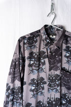Comme des Garçons Homme Plus A/W 2021 Willie Cole shirt grey – back view | Recente Studio