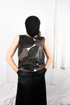 Junya Watanabe A/W 2014 dot print vest – front view | Recente Studio