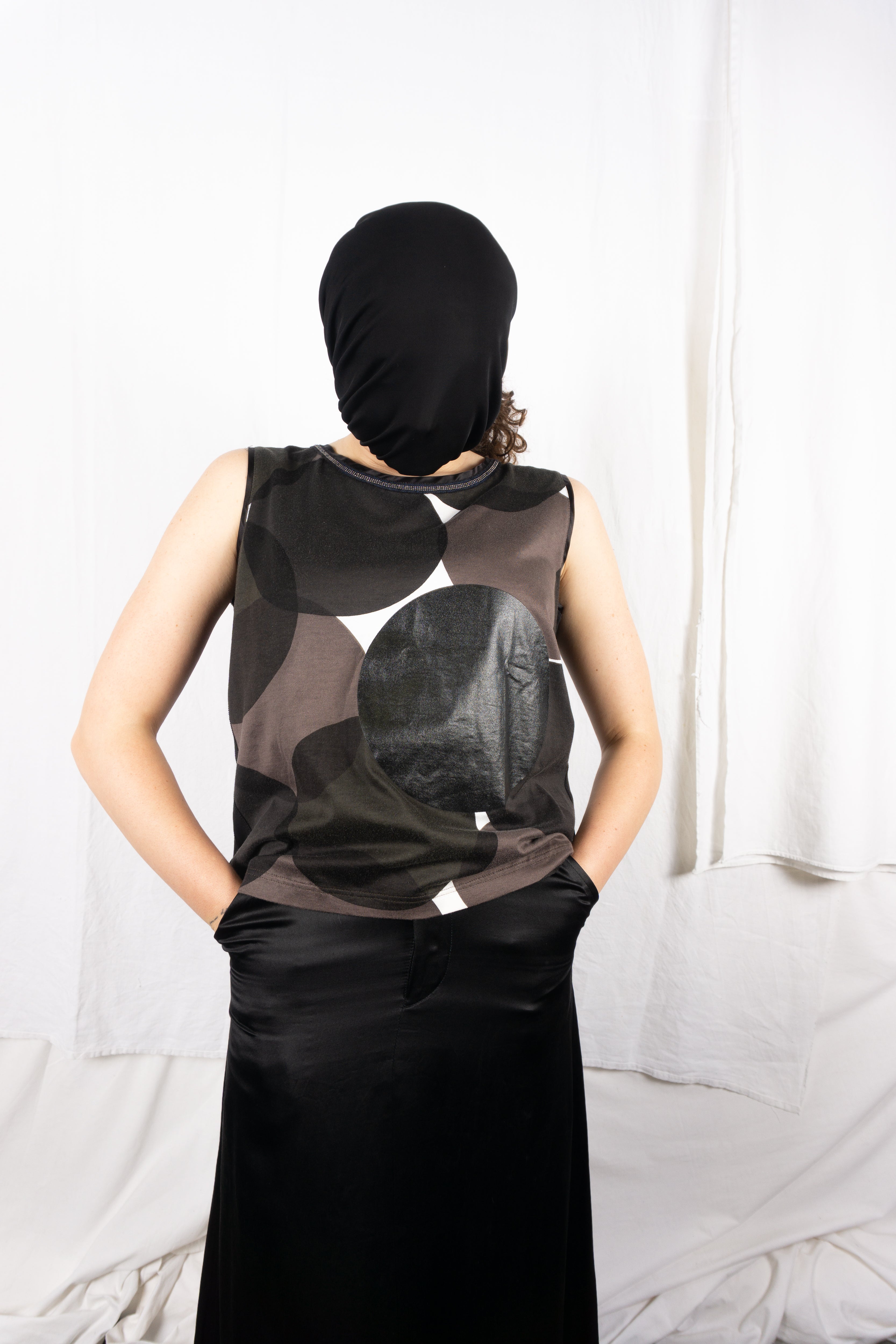 Junya Watanabe A/W 2014 dot print vest – front view | Recente Studio