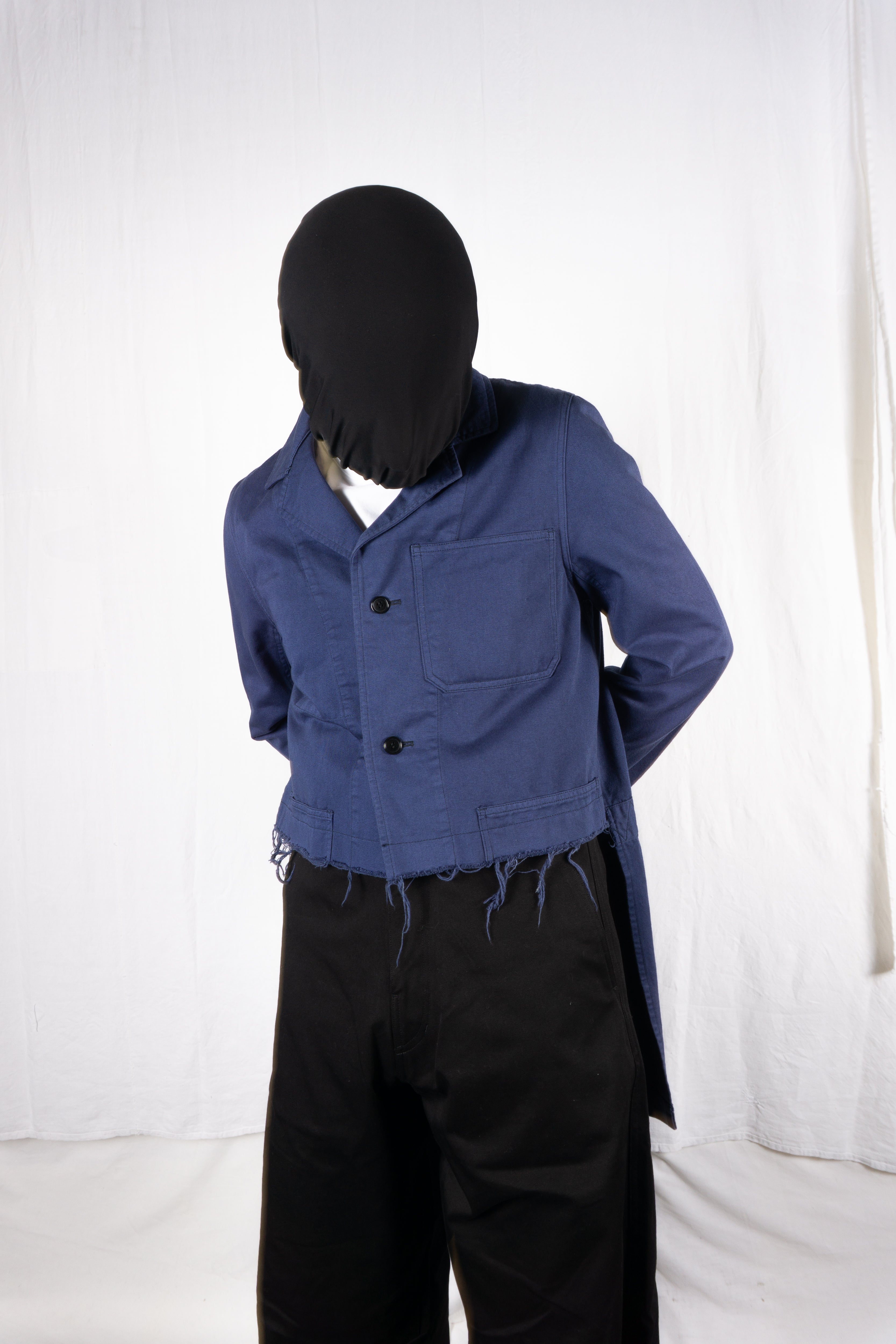 Ganryu Comme des Garçons S/S 2017 asymmetrical jacket – front view | Recente Studio