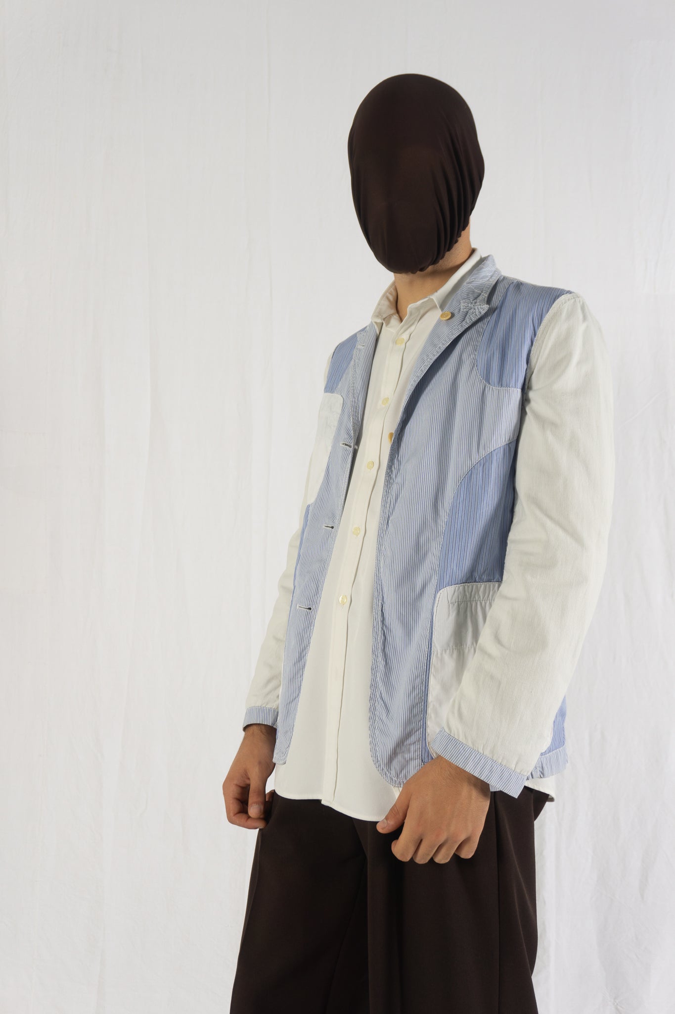 Comme des Garçons Homme 2002 light jacket – fabric texture | Recente Studio