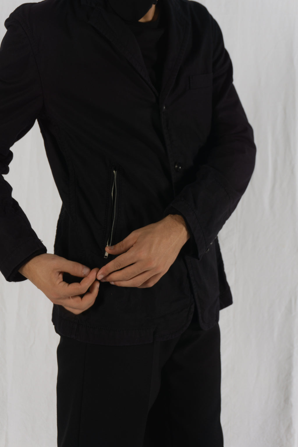 Comme des Garçons Homme A/W 2006 zip pockets jacket – full length | Recente Studio
