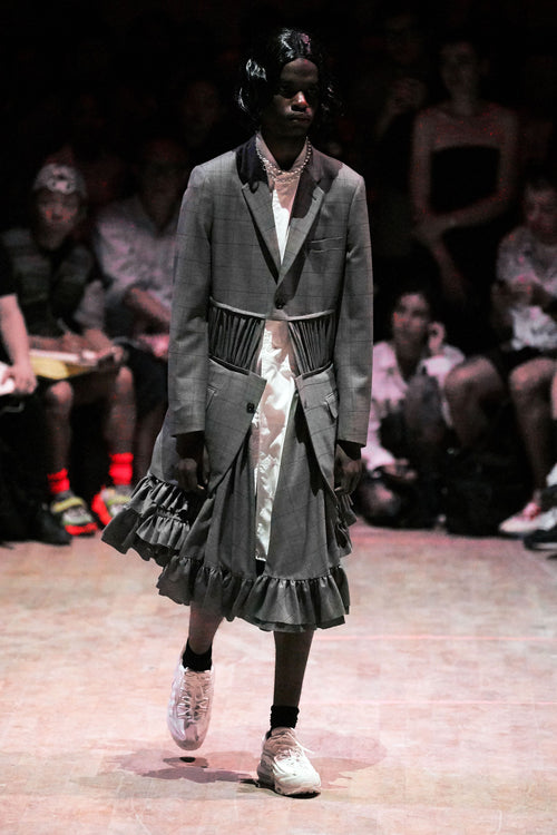 Comme des Garçons Homme Plus SS20 long deconstructed jacket – runway | Recente Studio