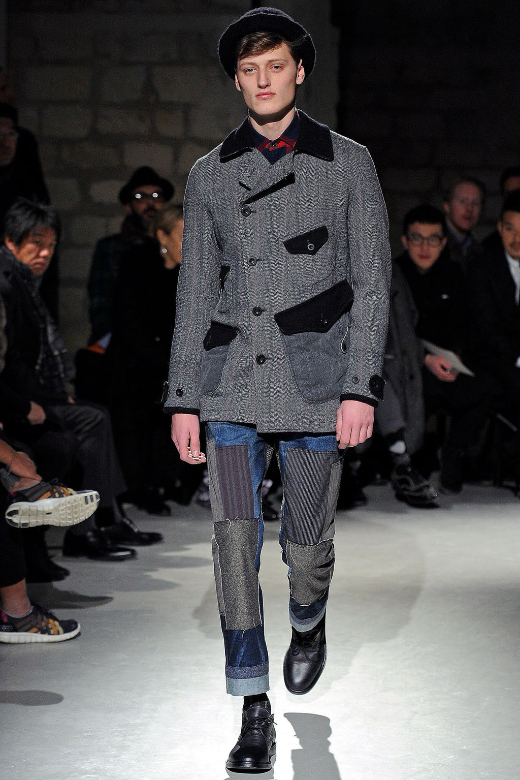 Junya Watanabe Man A/W 2013 asymmetrical trench – runway | Recente Studio